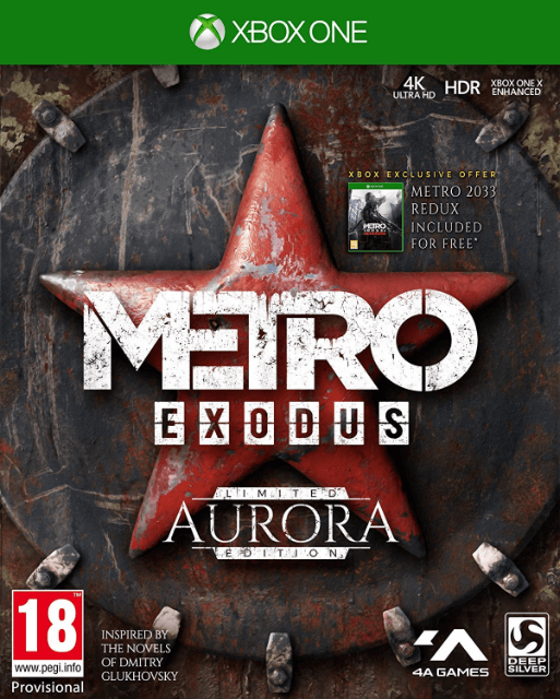 Metro Exodus box art for Xbox One